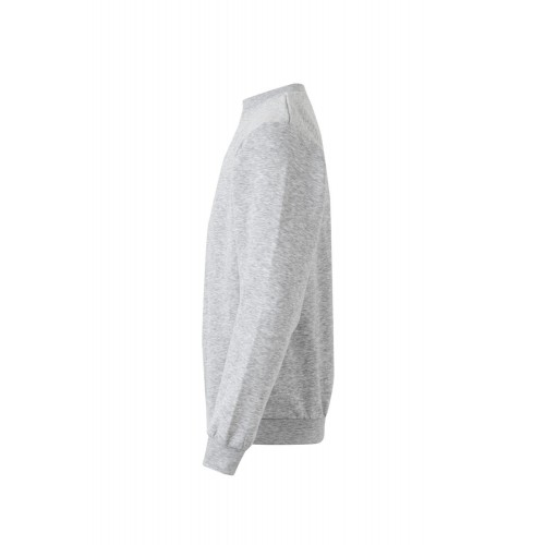 105701.SUDADERA GRIS JASPEADO 2XL
