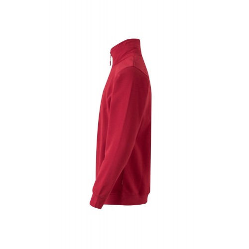 105702.SUDADERA MEDIA CREMALLERA ROJO 2XL
