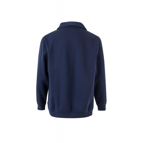 105702.SUDADERA MEDIA CREMALLERA AZUL NAVY 2XL
