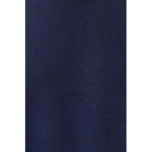 105704.SUDADERA BICOLOR CREMALLERA AZUL NAVY/NARANJA 2XL