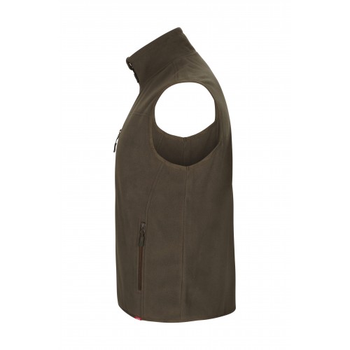 105905.CHALECO POLAR VERDE CAZA XS