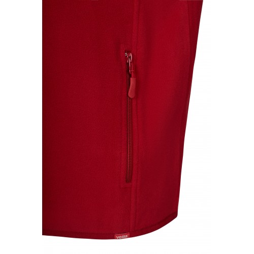 105905.CHALECO POLAR ROJO XS