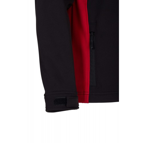 106004.SOFT SHELL BICOLOR NEGRO/ROJO XS