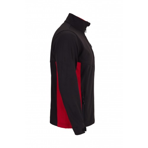 106004.SOFT SHELL BICOLOR NEGRO/ROJO XS