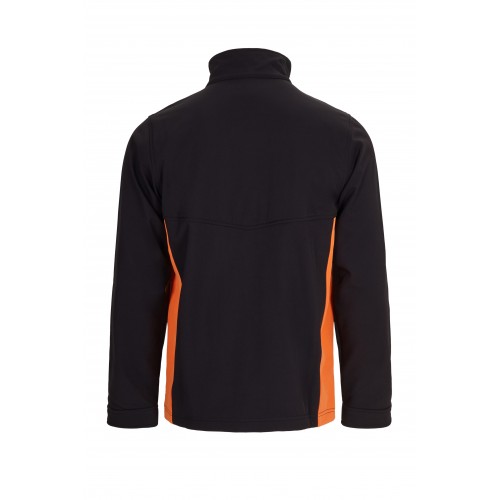 106004.SOFT SHELL BICOLOR NEGRO/NARANJA XS