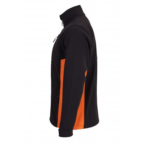 106004.SOFT SHELL BICOLOR NEGRO/NARANJA XS