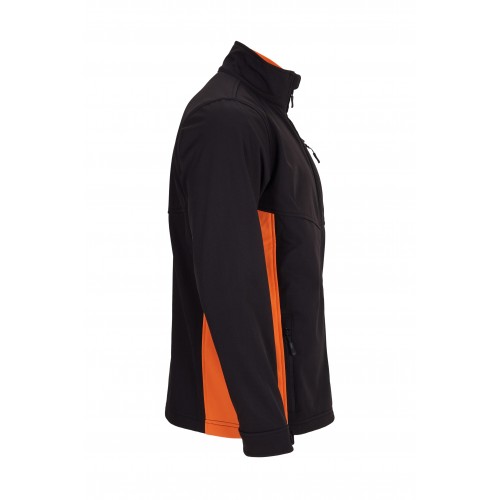 106004.SOFT SHELL BICOLOR NEGRO/NARANJA XS