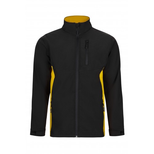 106004.SOFT SHELL BICOLOR NEGRO/AMARILLO S