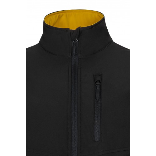 106004.SOFT SHELL BICOLOR NEGRO/AMARILLO XS