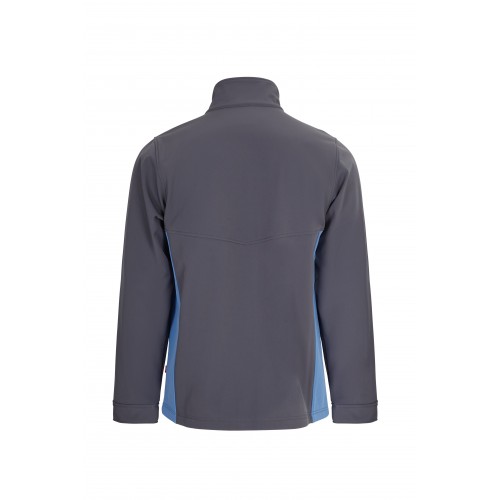 106004.SOFT SHELL BICOLOR GRIS/CELESTE XS