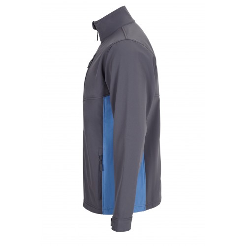 106004.SOFT SHELL BICOLOR GRIS/CELESTE XS