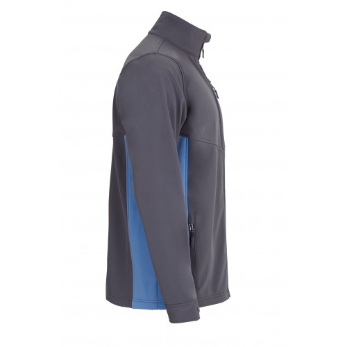 106004.SOFT SHELL BICOLOR GRIS/CELESTE XS