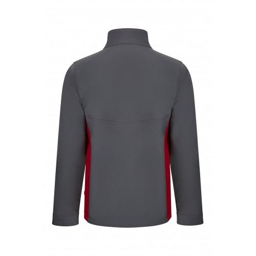 106004.SOFT SHELL BICOLOR GRIS/ROJO XS