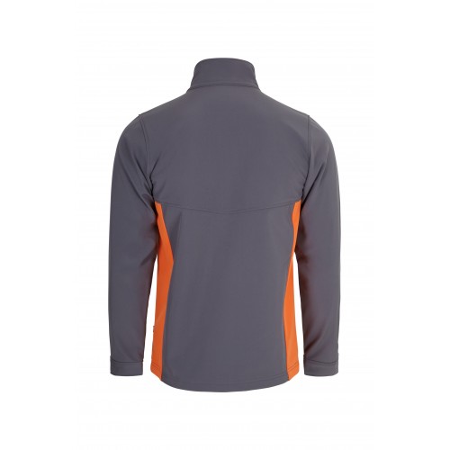 106004.SOFT SHELL BICOLOR GRIS/NARANJA XS