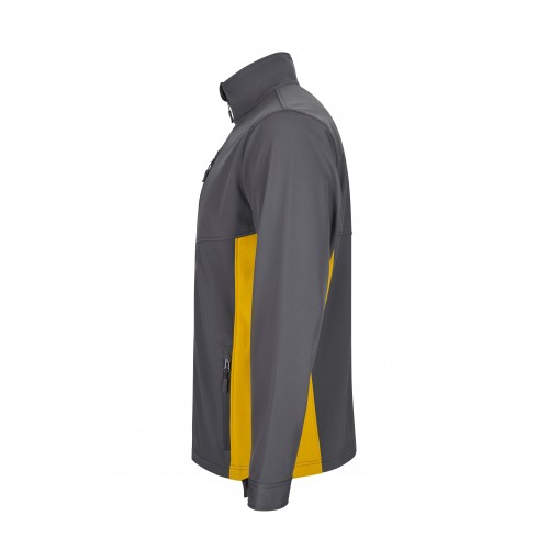 106004.SOFT SHELL BICOLOR GRIS/AMARILLO XS