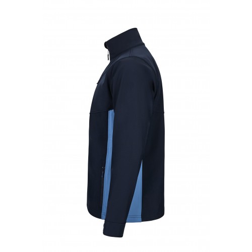 106004.SOFT SHELL BICOLOR AZUL NAVY/CELESTE XS