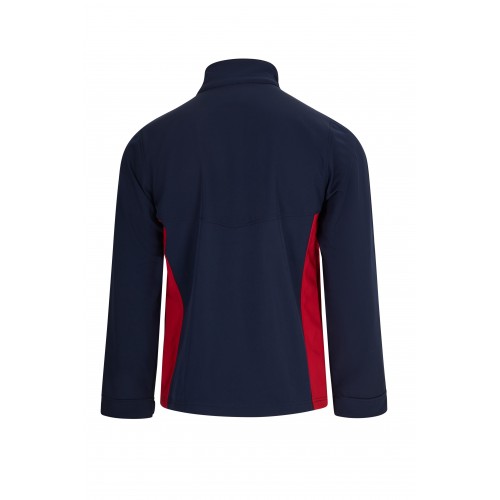 106004.SOFT SHELL BICOLOR AZUL NAVY/ROJO XS