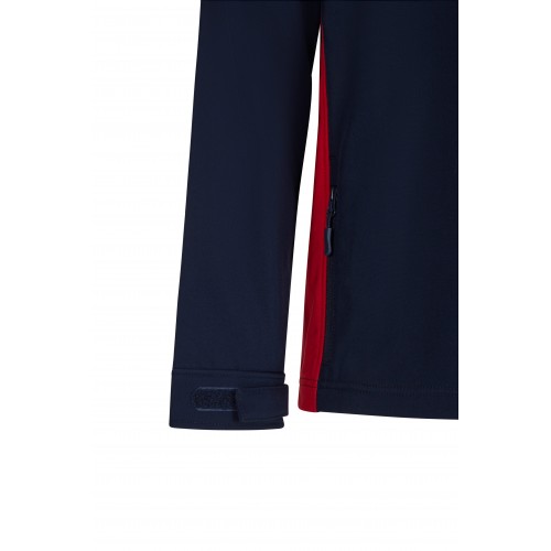 106004.SOFT SHELL BICOLOR AZUL NAVY/ROJO XS