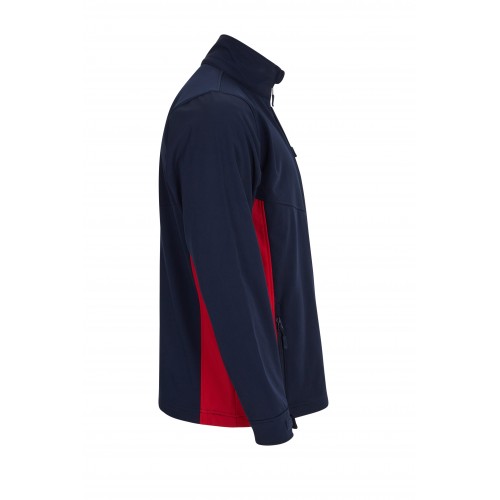 106004.SOFT SHELL BICOLOR AZUL NAVY/ROJO XS