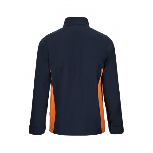 106004.SOFT SHELL BICOLOR AZUL NAVY/NARANJA XS