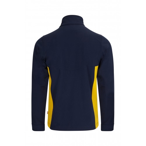 106004.SOFT SHELL BICOLOR AZUL NAVY/AMARILLO XS