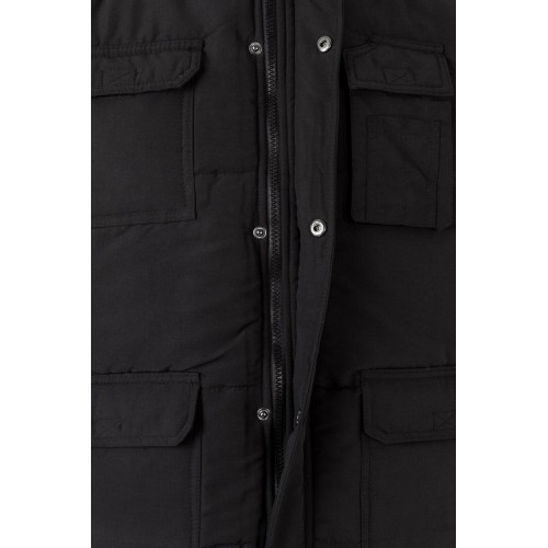 108.CHALECO ACOLCHADO NEGRO 2XL
