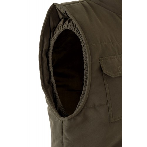 108.CHALECO ACOLCHADO VERDE CAZA 2XL
