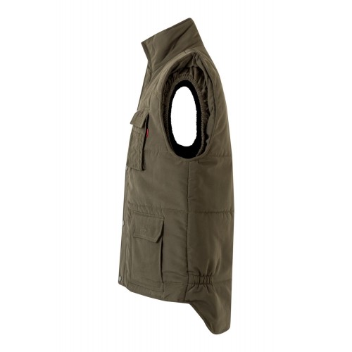 108.CHALECO ACOLCHADO VERDE CAZA 2XL