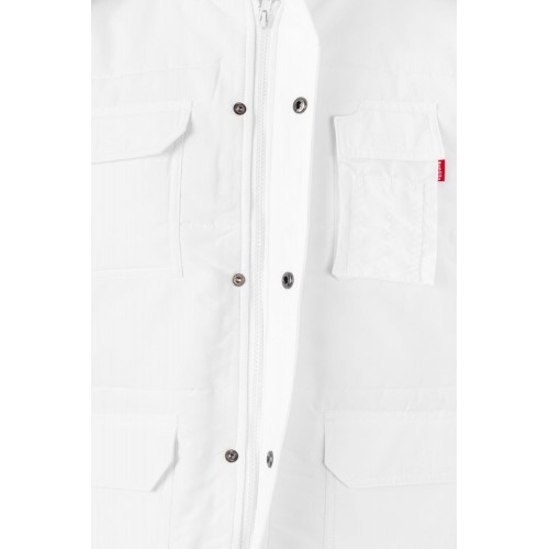 108.CHALECO ACOLCHADO BLANCO 2XL