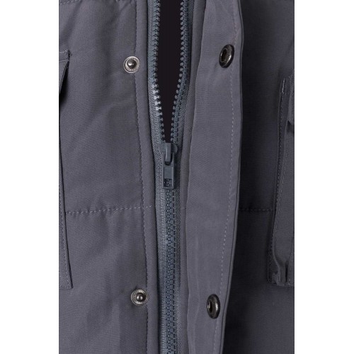 108.CHALECO ACOLCHADO GRIS 2XL
