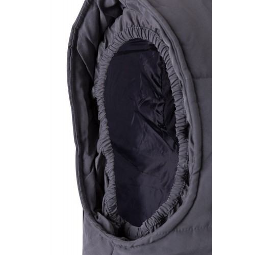 108.CHALECO ACOLCHADO GRIS 2XL