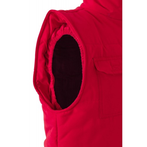 108.CHALECO ACOLCHADO ROJO 2XL