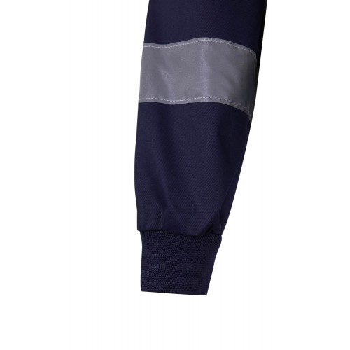 153.CAZADORA BICOLOR AV AZUL MARINO/AMARILLO FLÚOR 2XL
