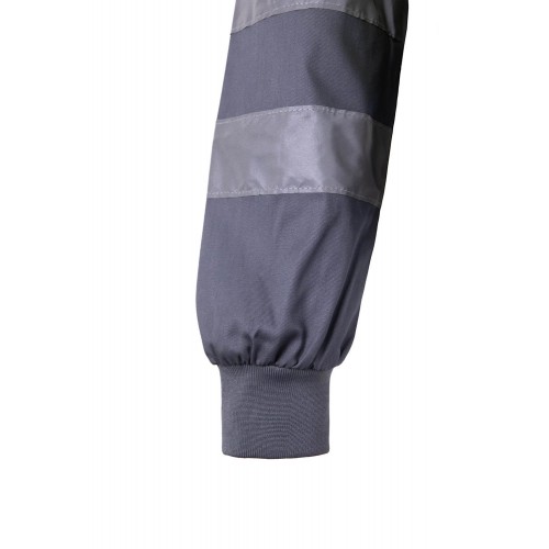 153.CAZADORA BICOLOR AV GRIS/AMARILLO FLÚOR 2XL