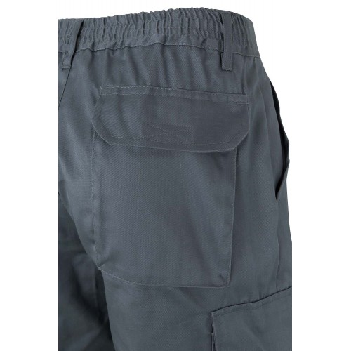 157.PANTALÓN BICOLOR AV GRIS/AMARILLO FLÚOR 2XL