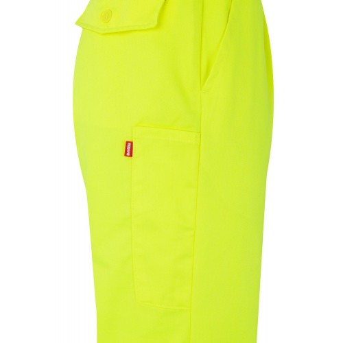 158.PANTALÓN BICOLOR AV AMARILLO FLÚOR/AZUL MARINO 2XL