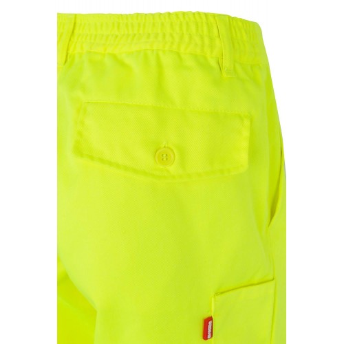 158.PANTALÓN BICOLOR AV AMARILLO FLÚOR/AZUL MARINO 2XL