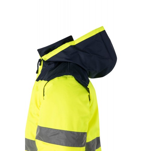 161.CAZADORA BICOLOR AV AZUL MARINO/AMARILLO FLÚOR 2XL