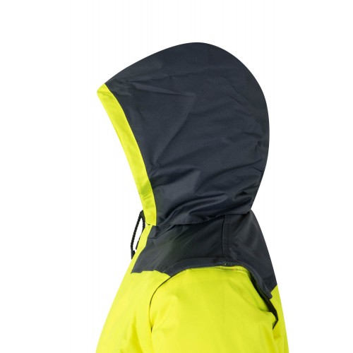 161.CAZADORA BICOLOR AV GRIS/AMARILLO FLÚOR 2XL