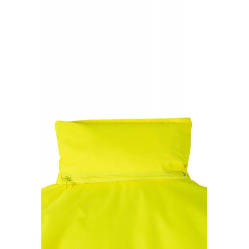 166.PARKA BICOLOR AV AZUL MARINO/AMARILLO FLÚOR 2XL