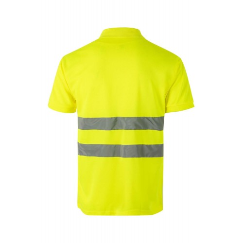 172.POLO MC AV AMARILLO FLÚOR 2XL