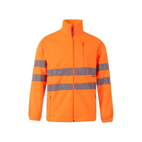 181.CHAQUETA POLAR AV NARANJA FLÚOR XS