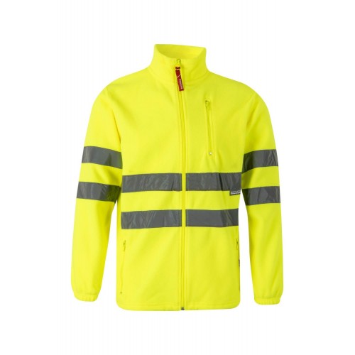 181.CHAQUETA POLAR AV AMARILLO FLÚOR L