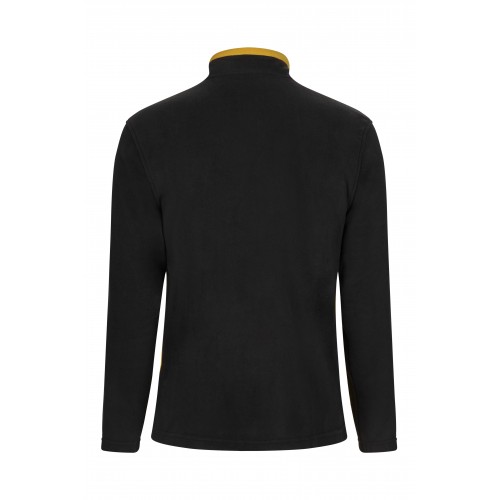 201504.CHAQUETA POLAR BICOLOR NEGRO/AMARILLO XS