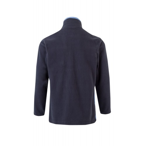 201504.CHAQUETA POLAR BICOLOR AZUL NAVY/CELESTE 2XL