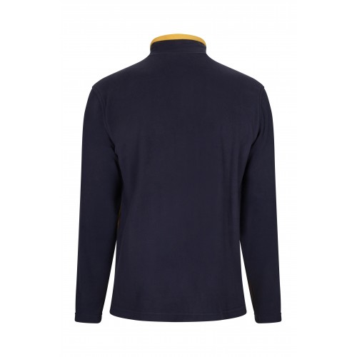 201504.CHAQUETA POLAR BICOLOR AZUL NAVY/AMARILLO XS