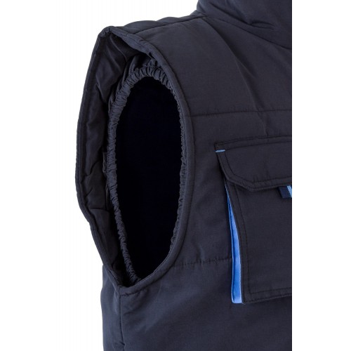 205902.CHALECO ACOLCHADO BICOLOR AZUL NAVY/CELESTE 2XL