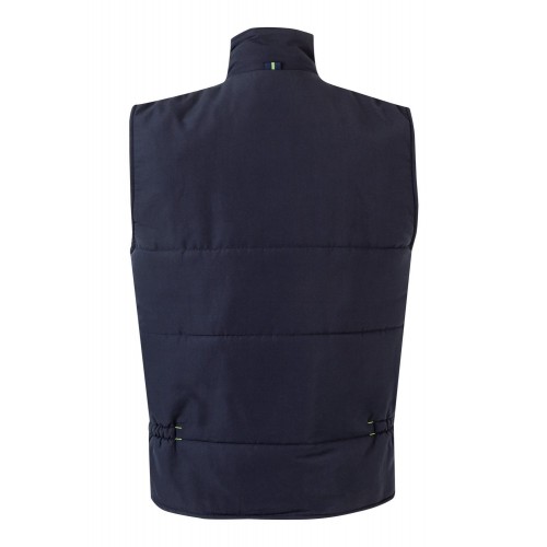 205902.CHALECO ACOLCHADO BICOLOR AZUL NAVY/VERDE LIMA 2XL
