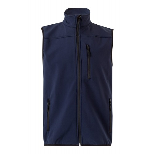 205905.CHALECO SOFT SHELL AZUL NAVY S