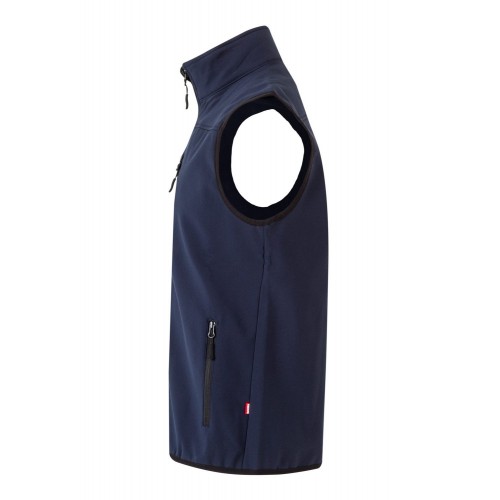 205905.CHALECO SOFT SHELL AZUL NAVY 2XL